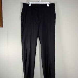 J Ferrar MODERN FIT Dress Pants Men's 38 x 32 Mid Rise Black Business Office